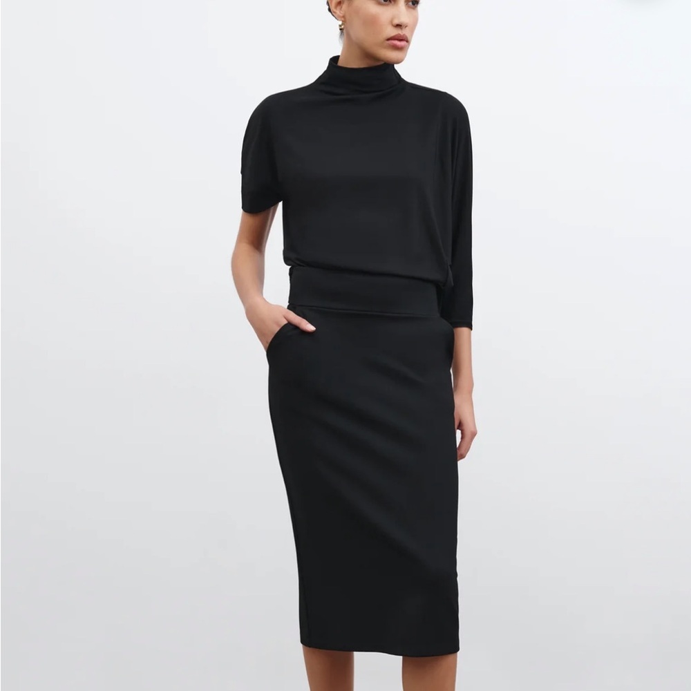 Chic Black Pencil Skirt for Women